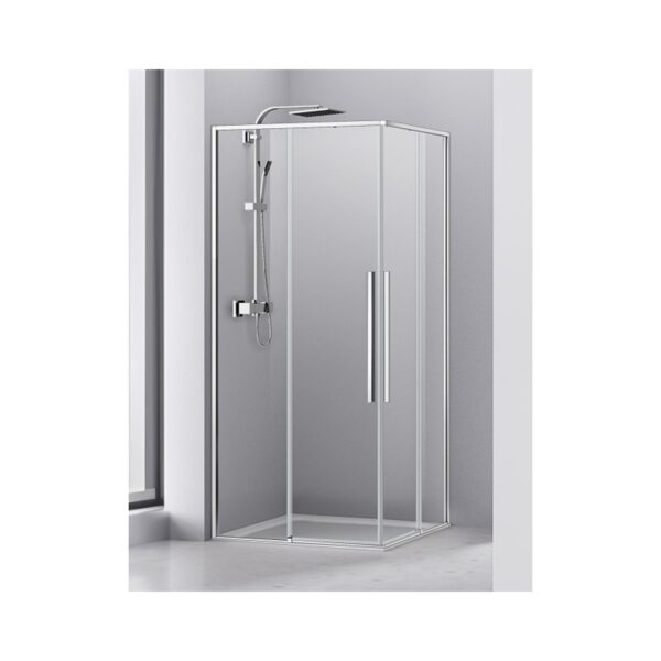 ΓΩΝΙΑΚΗ ΣΥΡΟΜΕΝΗ ΚΑΜΠΙΝΑ ΝΤΟΥΖΙΕΡΑΣ [JACORE-04] 800x800x1950mm