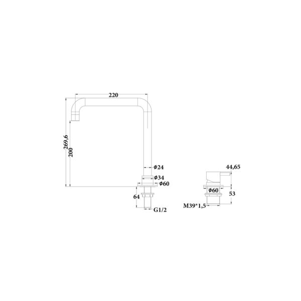 ΕΝΤΟΙΧΙΣΜΕΝΟΣ ΜΙΚΤΗΣ ME ΤΕΤΡΑΓΩΝΟ ΡΟΥΞΟΥΝΙ [MUSA-06]