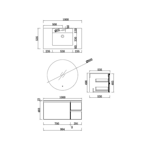 ΕΠΙΠΛΟ ΜΠΑΝΙΟΥ ΚΡΕΜΑΣΤΟ[LITO-04 1000]