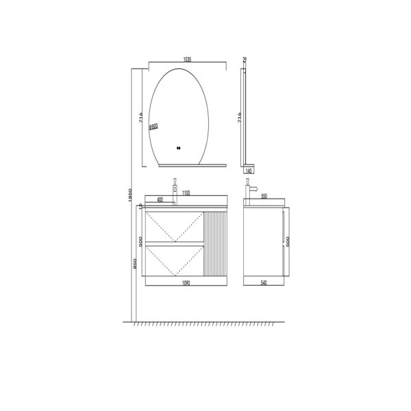 ΕΠΙΠΛΟ ΜΠΑΝΟΥ ΚΡΕΜΑΣΤΟ [IVI-03 1100]
