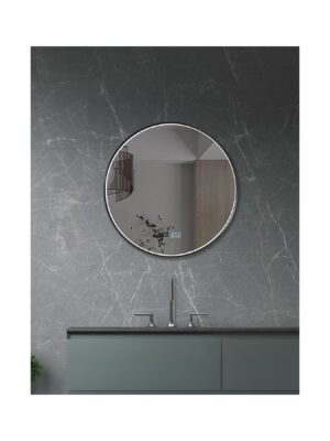 ΚΑΘΡΕΦΤΗΣ LED ΜΕ ΚΟΡΝΙΖΑ ΑΛΟΥΜ. 70Φ ΜΑΥΡΟΣ [VISTA-02]