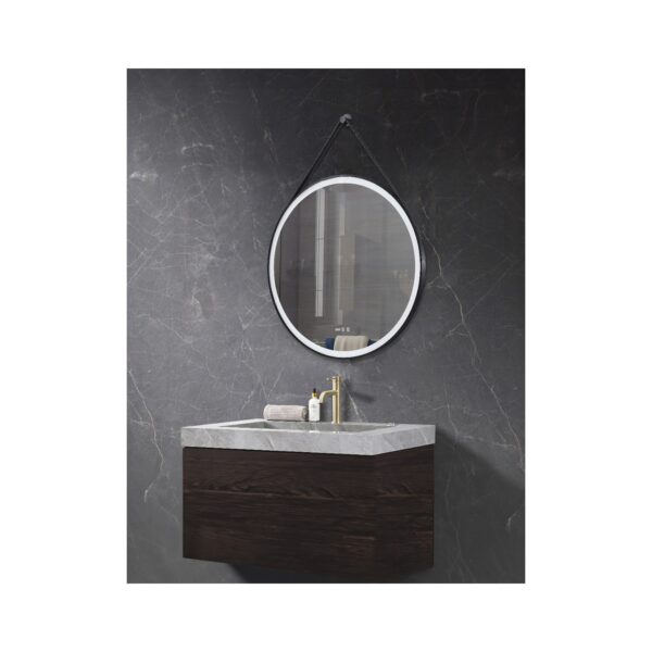 ΚΑΘΡΕΦΤΗΣ LED ΜΕ ΚΟΡΝΙΖΑ ΑΛΟΥΜ. 80Φ [CURVY]