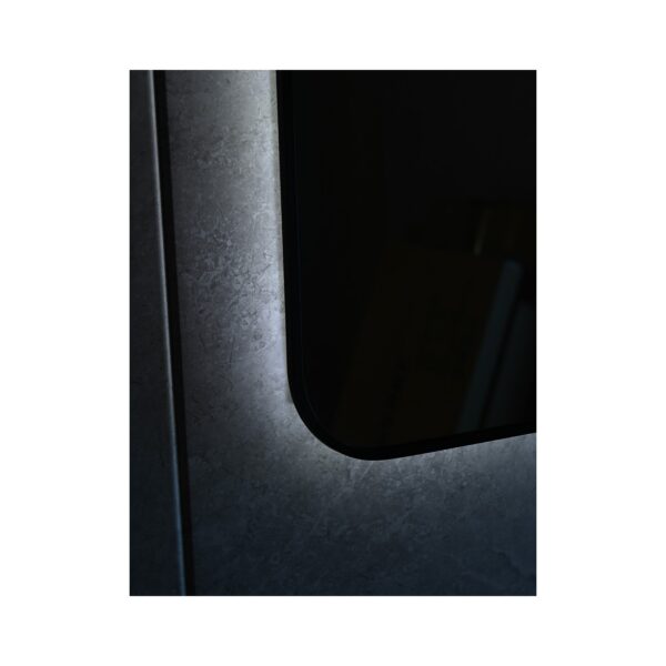 ΚΑΘΡΕΦΤΗΣ LED ΜΕ ΚΟΡΝΙΖΑ ΑΛΟΥΜ. 8MM 60x80 [VIGO]