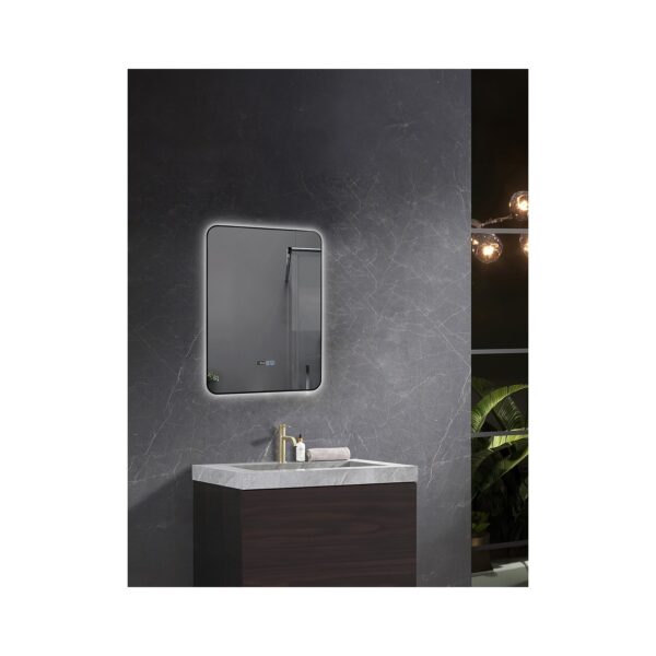 ΚΑΘΡΕΦΤΗΣ LED ΜΕ ΚΟΡΝΙΖΑ ΑΛΟΥΜ. 8MM 60x80 [VIGO]