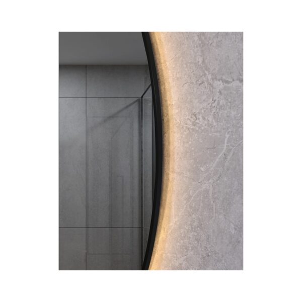 ΚΑΘΡΕΦΤΗΣ LED ΜΕ ΚΟΡΝΙΖΑ ΑΛΟΥΜ. 8MM 80Φ [RODEZ]