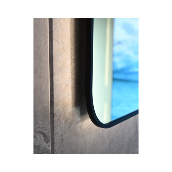 ΚΑΘΡΕΦΤΗΣ LED ΜΕ ΚΟΡΝΙΖΑ ΑΛΟΥΜ. 8MM 90x90 [VIGO]