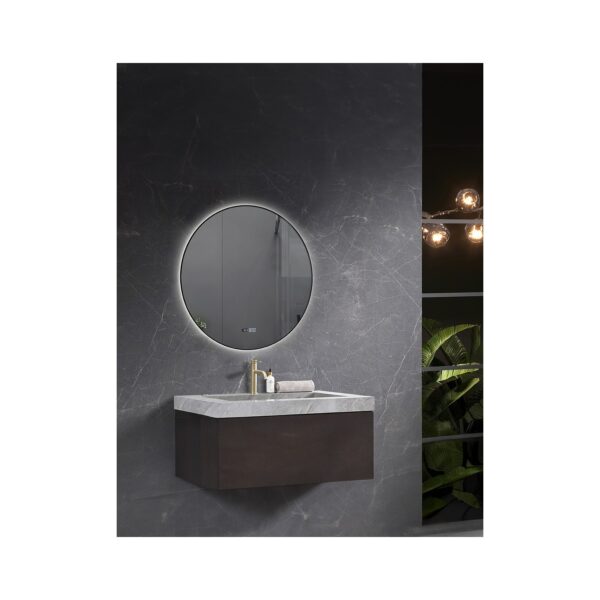 ΚΑΘΡΕΦΤΗΣ LED ΜΕ ΚΟΡΝΙΖΑ ΑΛΟΥΜ. 8MM 90Φ [RODEZ]