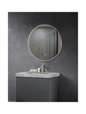 ΚΑΘΡΕΦΤΗΣ LED ΜΕ ΚΟΡΝΙΖΑ ΑΛΟΥΜ. 90Φ ΧΡΥΣΟΣ [VISTA-01]