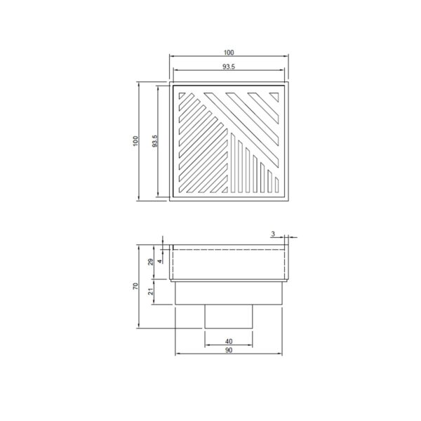 ΣΙΦΩΝΙ ΔΑΠΕΔΟΥ 100x100[AQUADRAIN-02]