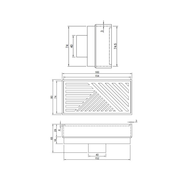 ΣΙΦΩΝΙ ΔΑΠΕΔΟΥ 160x80[AQUADRAIN-05]